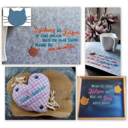 Stickdatei - Katzenkopf